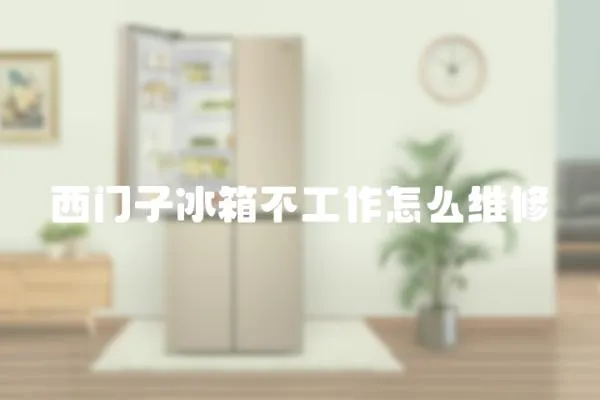 西門子冰箱不工作怎么維修
