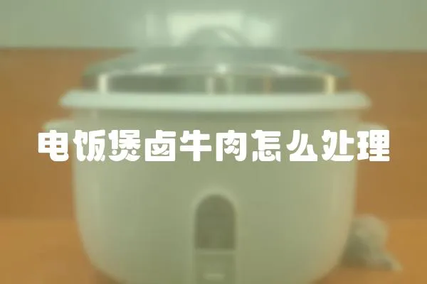電飯煲鹵牛肉怎么處理