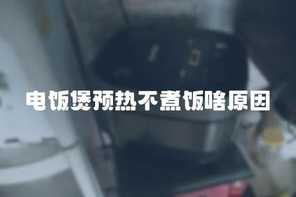 電飯煲預熱不煮飯啥原因