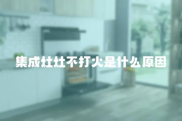 集成灶灶不打火是什么原因