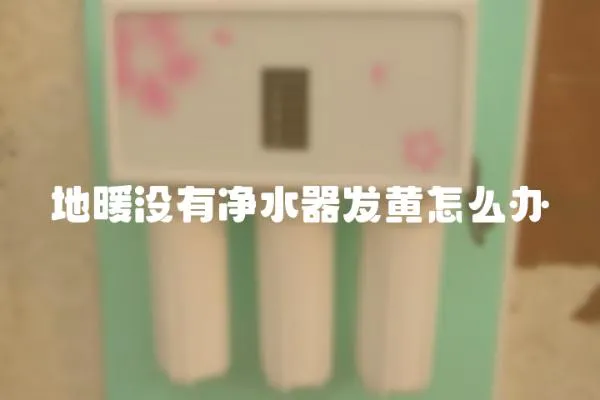 地暖沒有凈水器發(fā)黃怎么辦