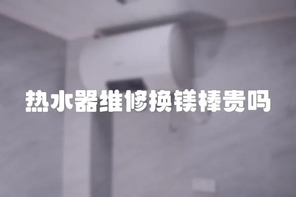 熱水器維修換鎂棒貴嗎