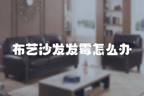 布藝沙發(fā)發(fā)霉怎么辦