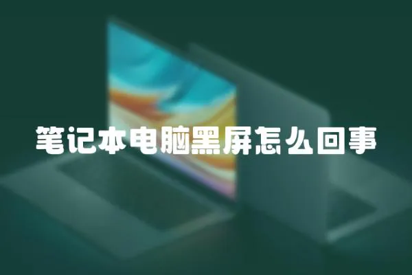 筆記本電腦黑屏怎么回事