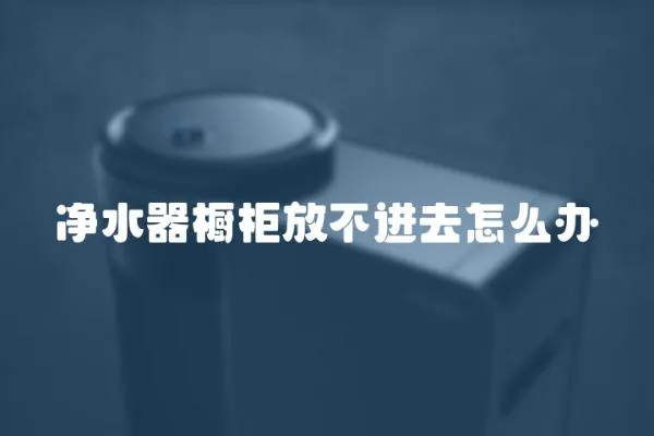 凈水器櫥柜放不進去怎么辦