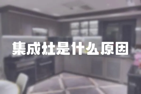 集成灶是什么原因
