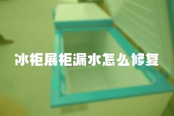 冰柜展柜漏水怎么修復