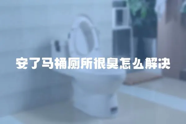 安了馬桶廁所很臭怎么解決