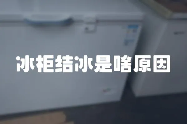 冰柜結冰是啥原因