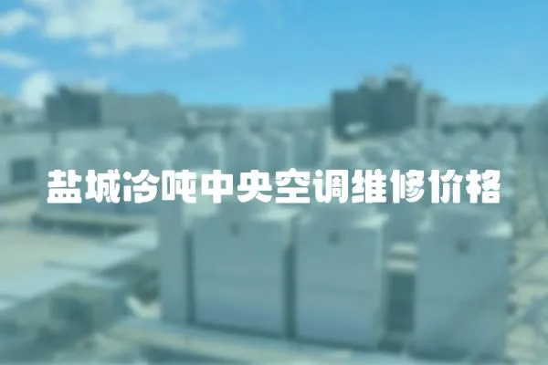 鹽城冷噸中央空調維修價格