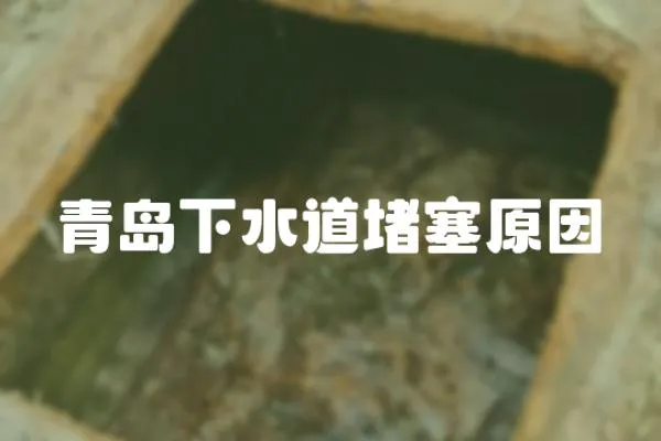 青島下水道堵塞原因