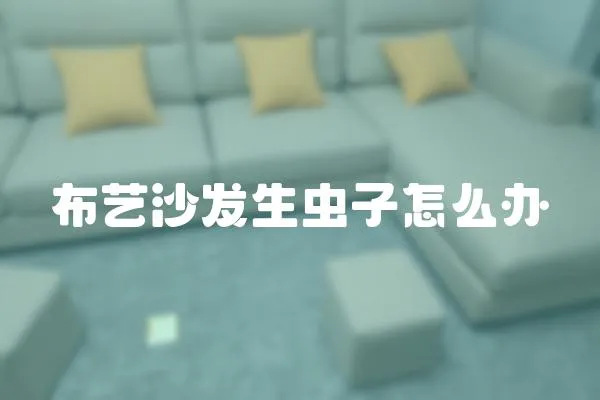 布藝沙發生蟲子怎么辦