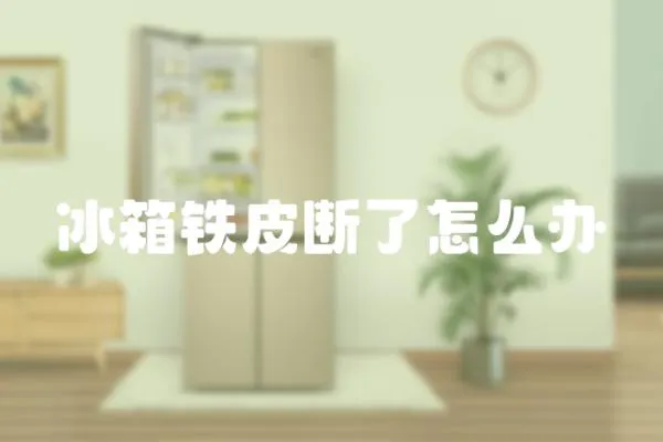 冰箱鐵皮斷了怎么辦