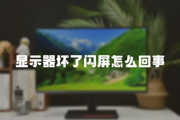 顯示器壞了閃屏怎么回事