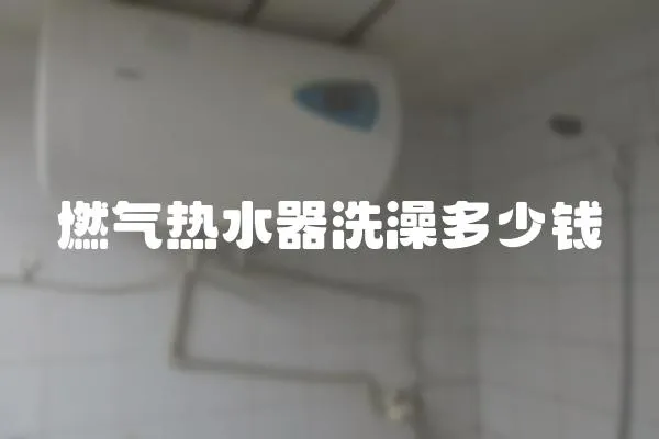 燃氣熱水器洗澡多少錢