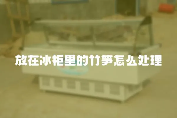 放在冰柜里的竹筍怎么處理