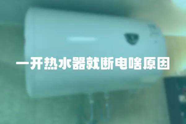 一開熱水器就斷電啥原因