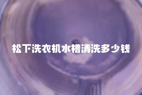 松下洗衣機水槽清洗多少錢