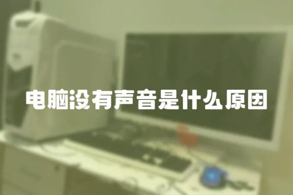 電腦沒有聲音是什么原因