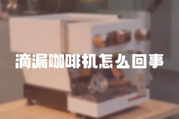 滴漏咖啡機(jī)怎么回事