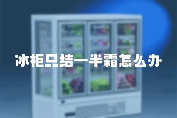 冰柜只結一半霜怎么辦