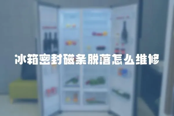 冰箱密封磁條脫落怎么維修