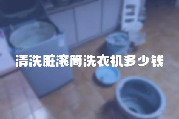 清洗臟滾筒洗衣機(jī)多少錢(qián)