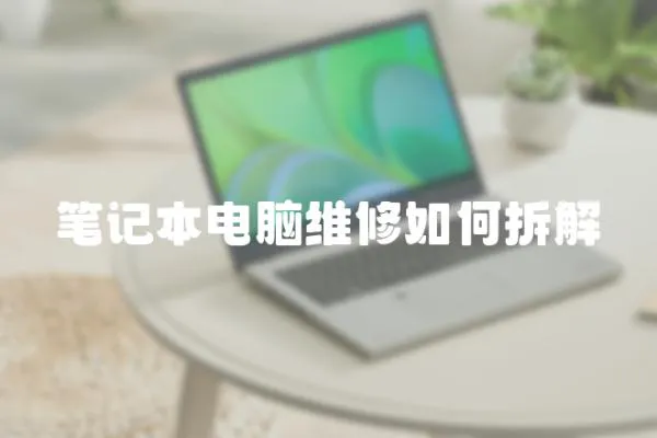 筆記本電腦維修如何拆解