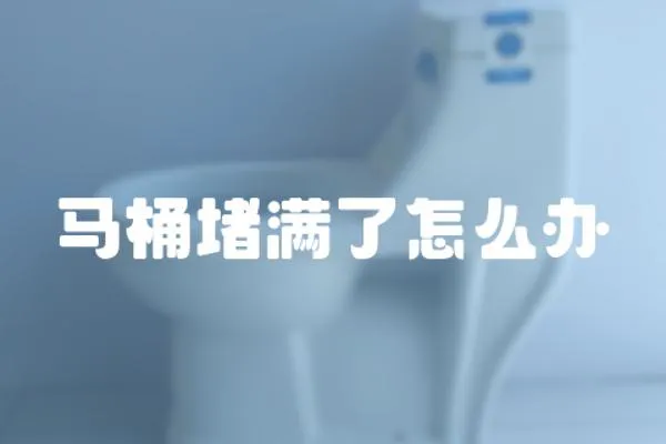 馬桶堵滿了怎么辦