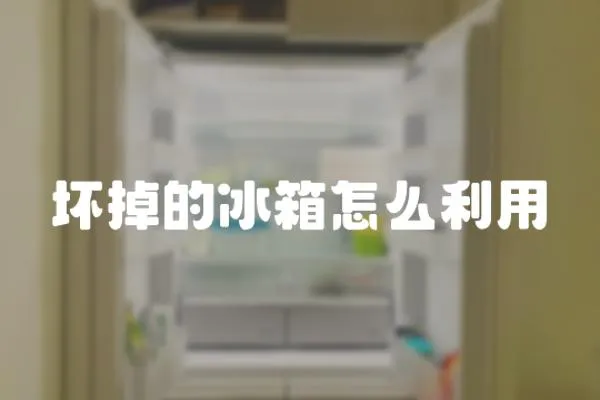 壞掉的冰箱怎么利用