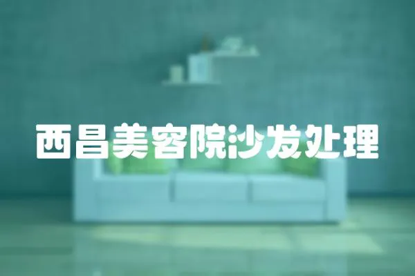 西昌美容院沙發(fā)處理