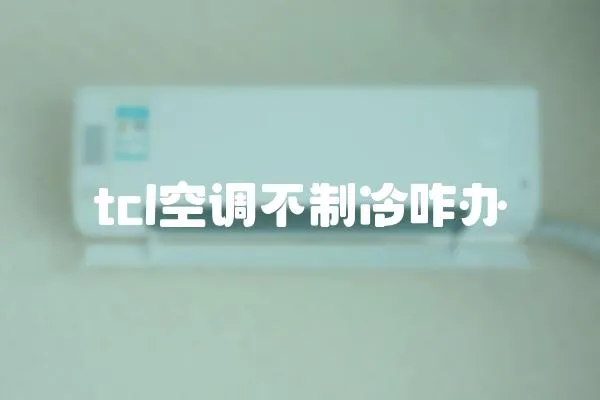 tcl空調不制冷咋辦