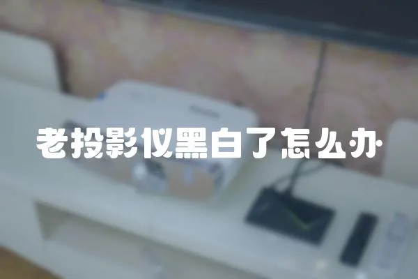 老投影儀黑白了怎么辦