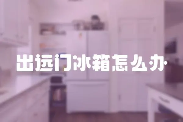 出遠門冰箱怎么辦