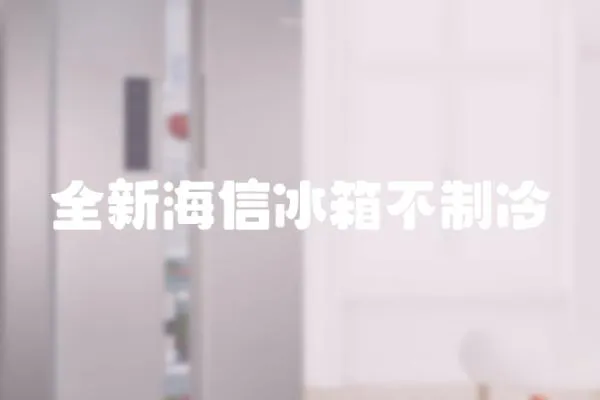 全新海信冰箱不制冷