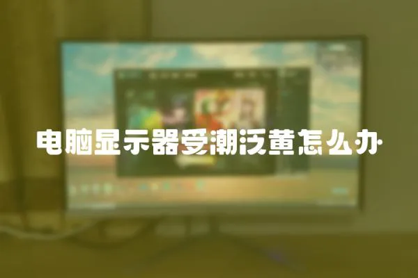 電腦顯示器受潮泛黃怎么辦