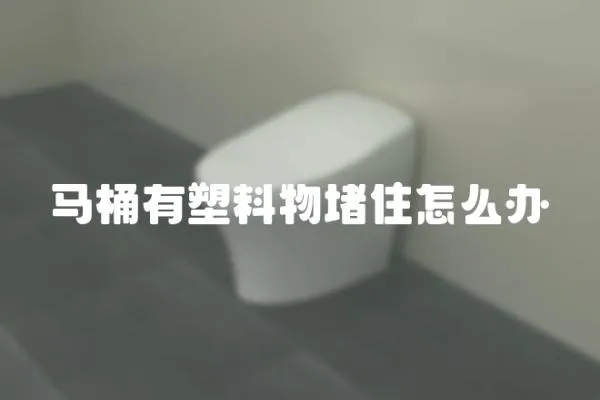 馬桶有塑料物堵住怎么辦