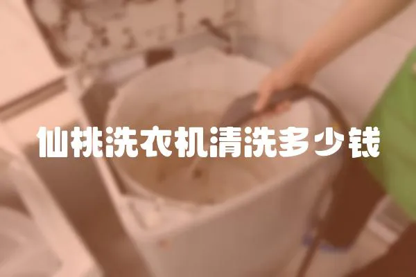 仙桃洗衣機清洗多少錢