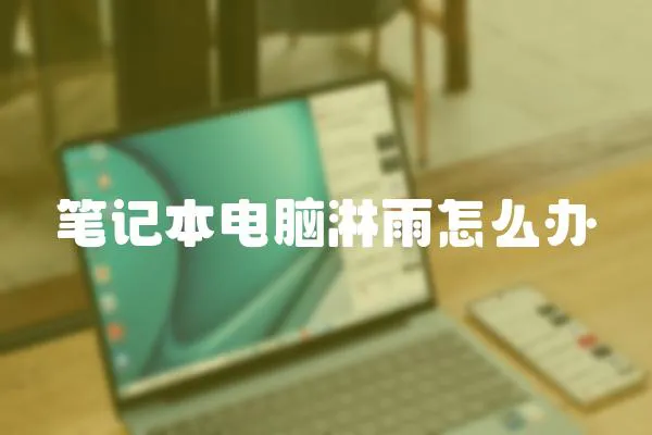 筆記本電腦淋雨怎么辦