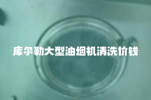 庫爾勒大型油煙機清洗價錢