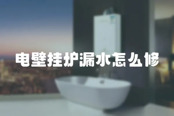 電壁掛爐漏水怎么修