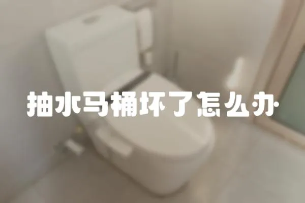 抽水馬桶壞了怎么辦