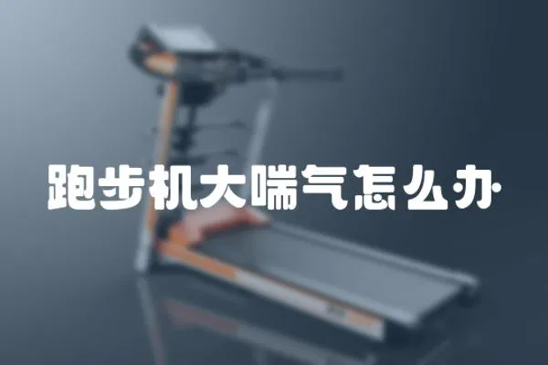 跑步機大喘氣怎么辦