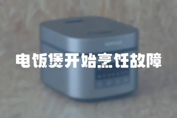 電飯煲開始烹飪故障