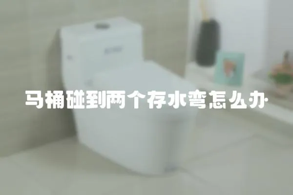 馬桶碰到兩個存水彎怎么辦