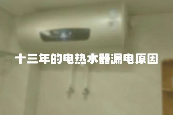 十三年的電熱水器漏電原因