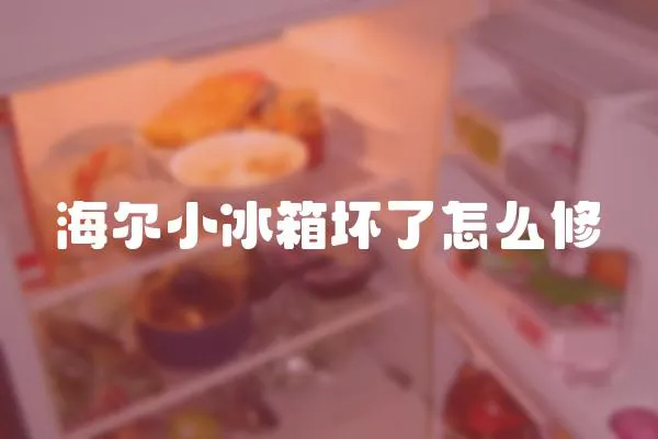 海爾小冰箱壞了怎么修