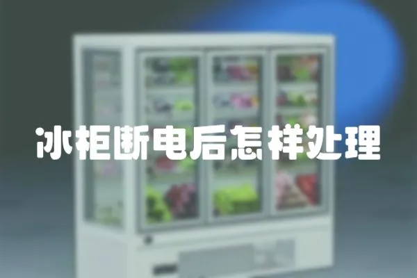 冰柜斷電后怎樣處理