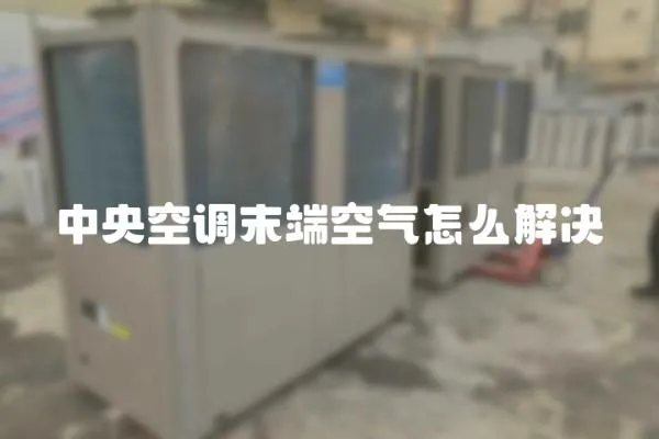 中央空調(diào)末端空氣怎么解決
