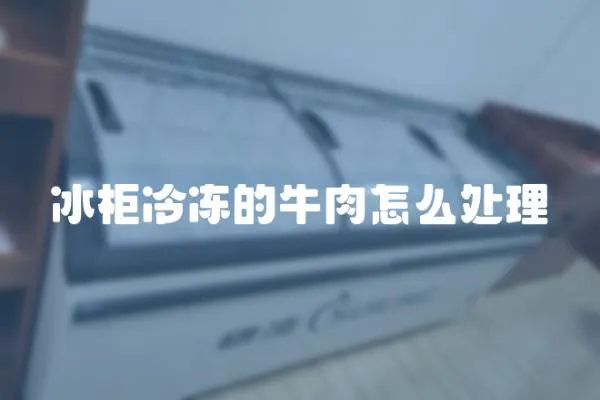 冰柜冷凍的牛肉怎么處理